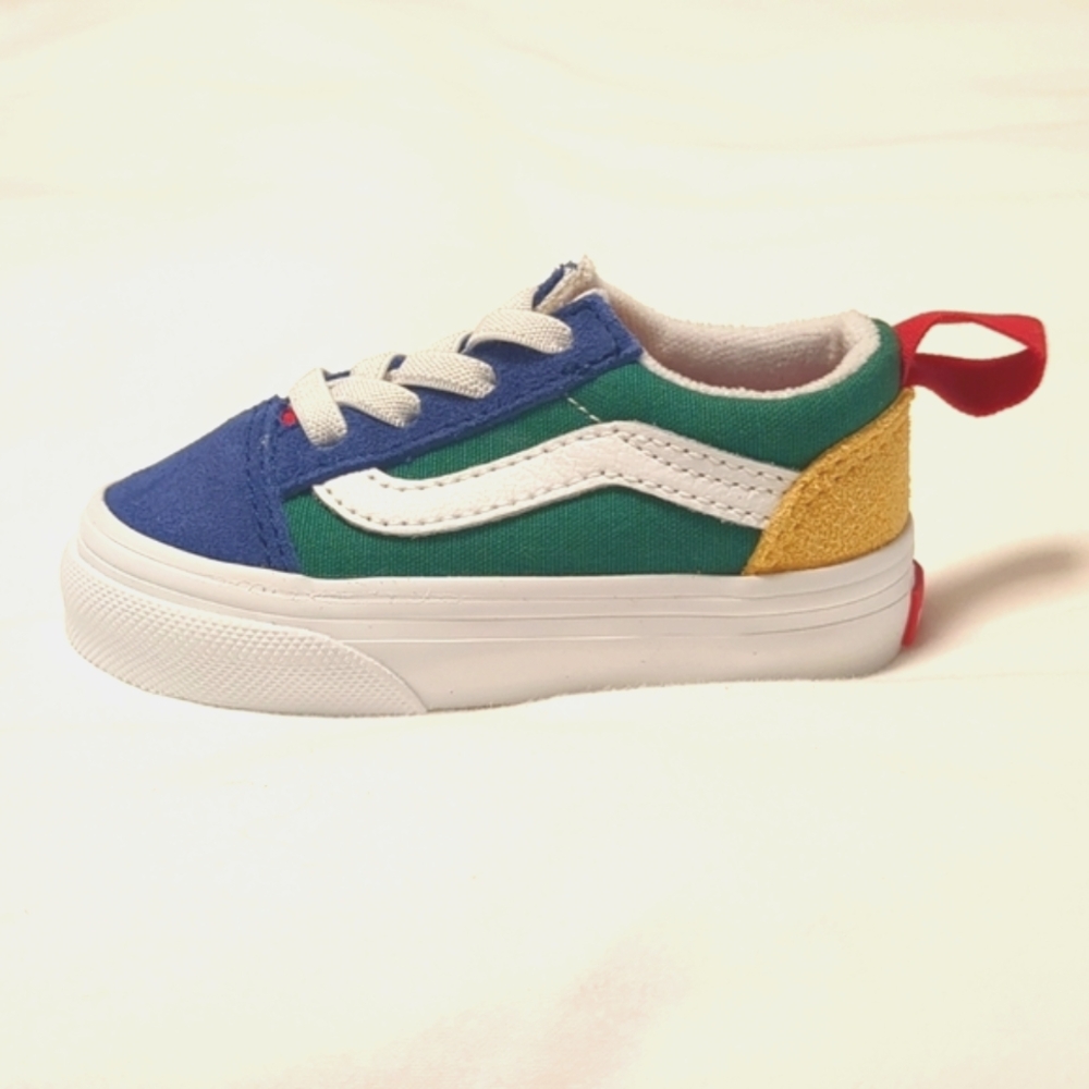 NWOT Vans Rainbow Multicolor Toddler Sneakers Skater Shoes